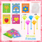 Preschool Valentines Gifts For Kids Class 28 Pack, Valentines Day Slappy Sticky Hands Toys With School Exchange Cards, Valentine