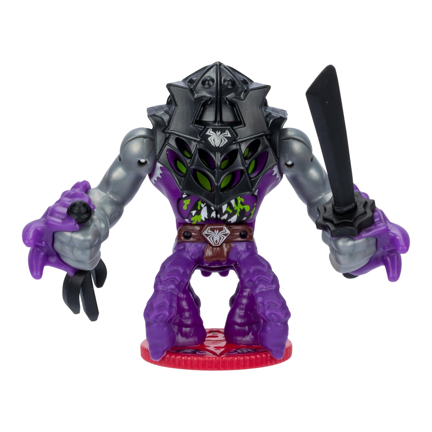 Akedo Legends of Akedo Ninja Bosses Action Figure, 3" Tall, Multicolor, Model 15423, 360˚ Blade Defense & Attack Spin Action