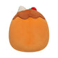 Squishmallows 7.5-Inch Weaver The Waffle Plush Toy with Strawberries, Multicolor - Model SQCR05376