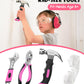 DOWELL Kids Real Tools Pink Tool Set, 14 Pieces, with Tool Bag for Girls