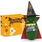 Unique Gifts for Halloween Kids and Teens - Mini Funny Emotional Support Pickle with Magic Hat and Cloak - Cute Knitted Plush Doll Halloween Decoration for Women  Toddlers  mature-themed