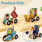 Lehoo Castle Montessori Toys for 3 Year Old  Take Apart Construction Truck STEM Toy for 3-4 3-5 4-5 Year Old Boys  Snap Together Wooden Educational Learning Building Toys Gift for Toddlers