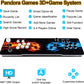 TOJASDN 10000 Games in 1 Pandoras Box Arcade Game Console, 3D Double Stick WiFi Arcade Machine for PC, Projector & TV, Favorite