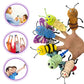 JUSTQUNSEEN 6pcs Insect Finger Puppet Set, Mini Hand Puppets Suitable for Kids, Cute Animal for Role-Playing and Storytelling, R