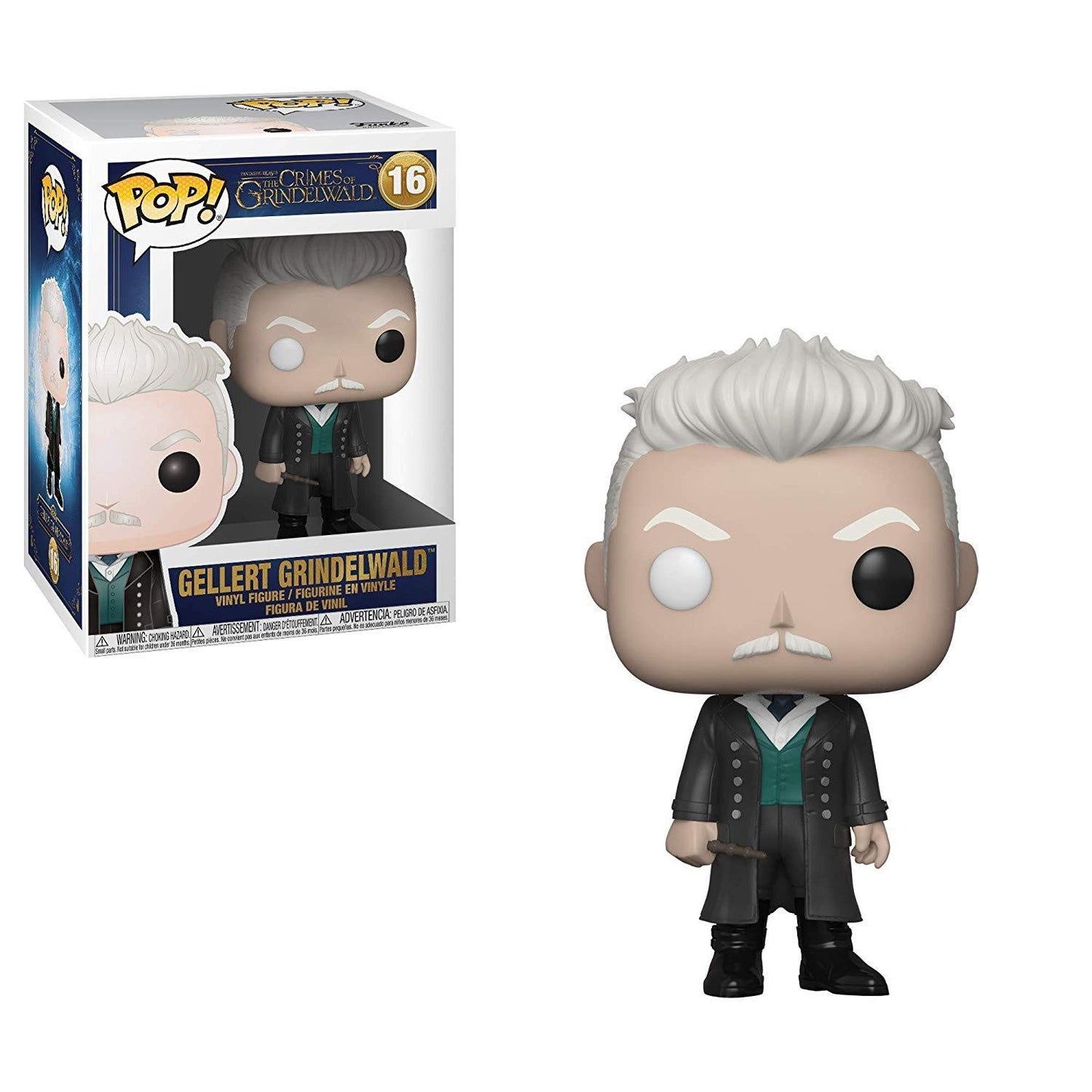 Funko Pop Movies Grindelwald Figure - Standard Size, Multicolor Vinyl, Model 32752