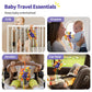 Baby Toys 6 To 12 Months Airplane Travel Essentials| Car Seat Toy-Baby Teether Mittens With Rattle Toys For 1 Year Old Boy Girl Easter Basket Stuffers Toddler Sensory Toys For Kids With Autism