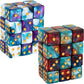 48 PCS 12mm Marble Polyhedral D6 Dice Square Corner 6 Sided Dice MTG Dice Set for Board Game RPG DND Yahtzee or Math Learning