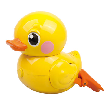 Robo Alive Junior Battery-Powered Baby Duck Bath Toy By Zuru , Yellow