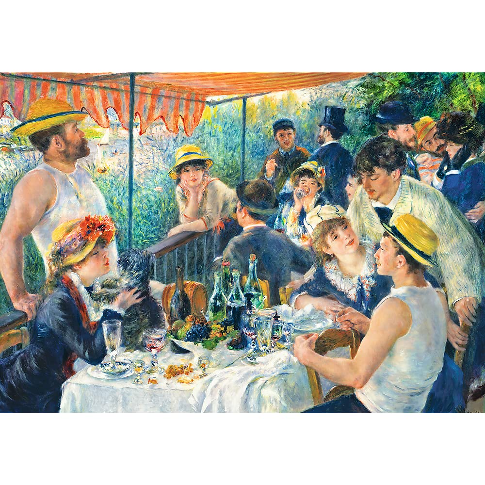 Trefl 1000 Piece Jigsaw Puzzle - Luncheon of The Boating Party, 27"x19", Multicolor, Creative Fun for Ages 12+