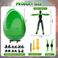 Memogizz T13 Action Figure Set, Pre-Filled Easter Egg With 3D Printed Toy, Easter Basket Stuffers For Adults, 1Pack, Greenblack