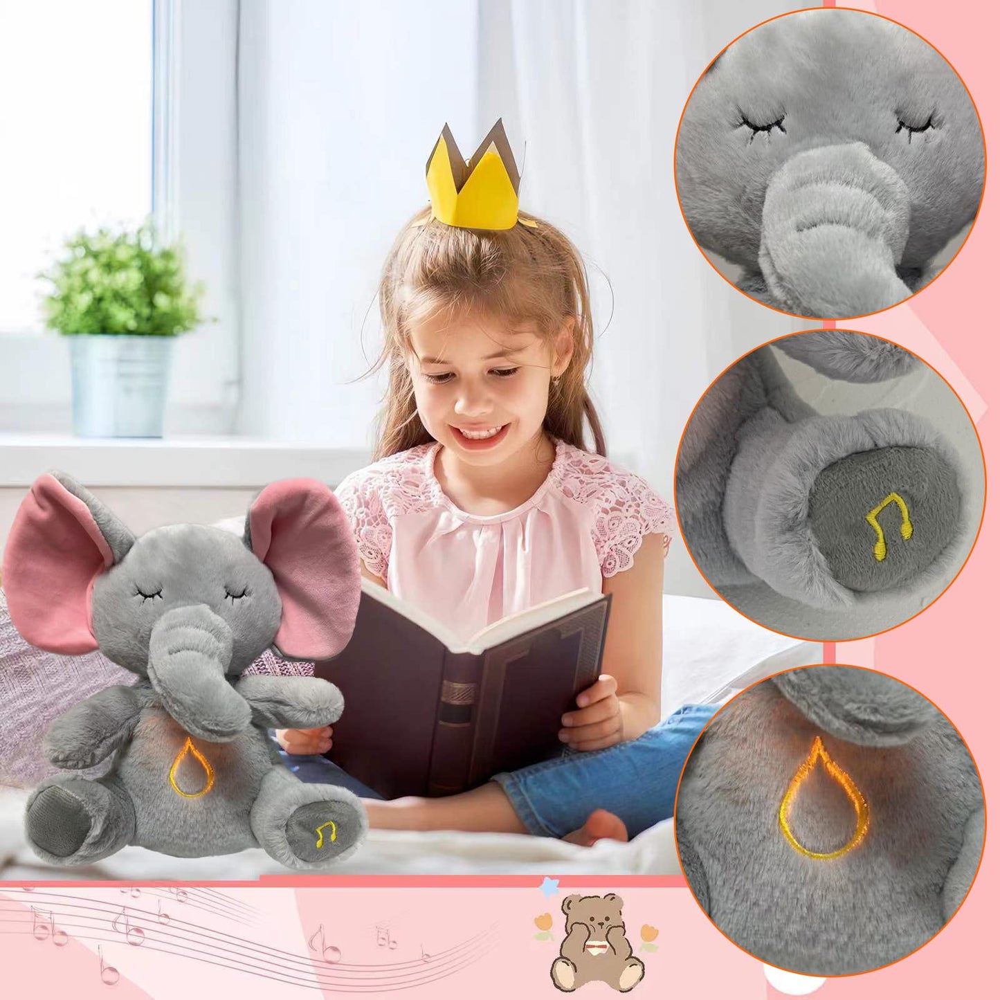Glyrnur Relief Koala, Relief Koala Breathing Stuffed Animal Baby Sound Machine Soother Koala Bear Anxiety Relief Koala Breathing