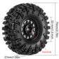 INJORA 1.3'' Wheel Tires Set S5 Swamp Claw Mud Terrain Tires 70 * 27mm for 1/18 1/24 RC Crawler Car(Black)