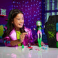 Monster High Monstrous Secrets Neon Scare Series Set With Articulated Doll Ghoulia Yelps, Locker, Over 19 Surprises, Over 125 Lo