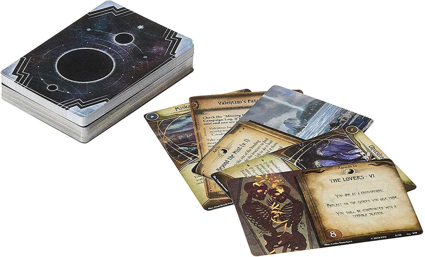 Arkham Horror The Card Game Union And Disillusion Mythos Pack | Horror Game | Mystery Game | Cooperative Card Game | Ages 14+ |