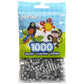 Perler Beads Fuse Beads for Crafts, 1000pcs, Metallic Silver