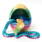 Flavery 3D Printed Snake With Egg - Gear Egg With Snake Inside, 24Inch Flexible Snake, Cute Rotary Egg, 3D Printed Gift Toys, Fi