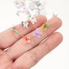 50Pcs Mini Butterflies For Crafts Dollhouse Miniatures Resin Mini Things Tiny Butterflies For Fairy Garden Dollhouse Micro Lands