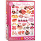 Eurographics Sweet Valentines 1000 Piece Puzzle (6000-0431), Pink , White