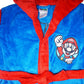 Super Mario Little/Big Boys' Soft Hooded Fleece Sleepwear Bathrobe - Plush Robe For Kids, Mario, 10/12