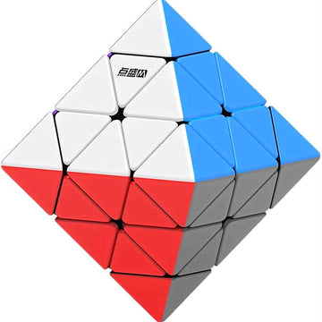 LiangCuber DianSheng FTO Face Turning Octahedron,Magnetic Octahedron Stickerless Speed Cube Black Core Version