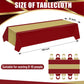 VitalCozy 3 Pack Disposable Plastic Tablecloth Plastic Table Runner Rectangle Table Covers for Graduation Wedding Birthday Party