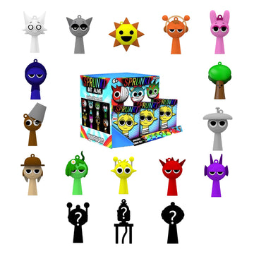 Jiensa Sprunki Action Figures Mystery Box, Sprunki Mystery Box (10 Pack)