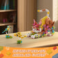 Jojo&Peach Creator 3 In 1 Flower And Cat Animal Toy Building Set, Creative Easter Gifts Toys For Kids & Adults, Boys & Girls Age