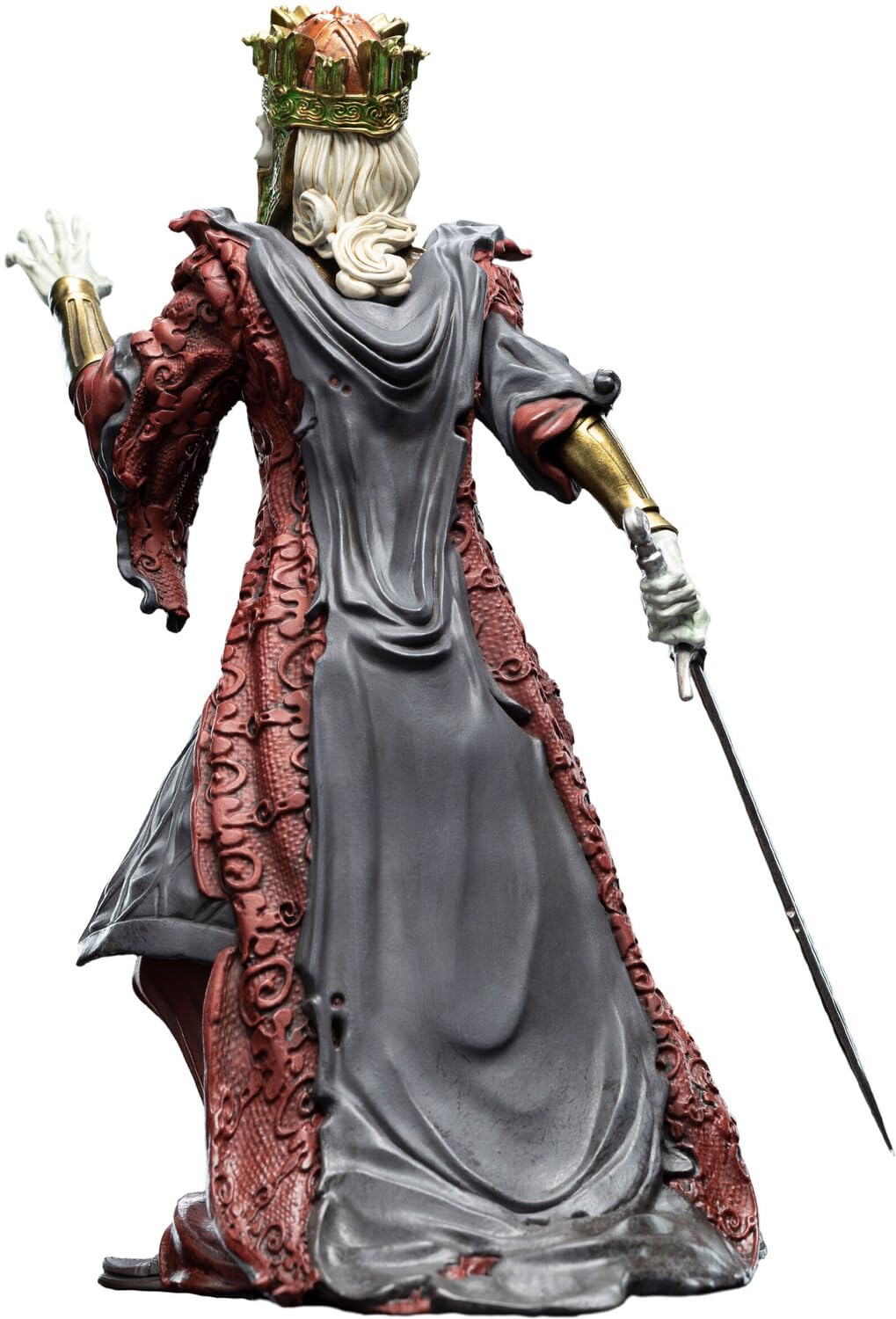 Weta Workshop Mini Epics King of The Dead - 16" Multicolored Figure, The Lord of The Rings Trilogy, Model 86-50-04122