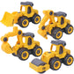 Toyshine Take Apart Toys 4 Pack  DIY Construction Engineering Car Toy, Kids STEM Sand Toys for Toddlers (DLite)
