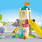 Playmobil Junior Adventure Tower with Ice Cream Booth, Multicolor, One Size, Model 71703, Durable Plastic