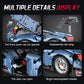 Remote Control Car Building Kit, 1:10 M4 Champion Racing Car Building Blocks And Challenge Construction Toys, Gift For Technical