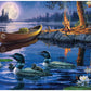 Buffalo Games - Darrel Bush - Loons By Moonlight - 1000 Piece Jigsaw Puzzle For Adults Challenging Puzzle Perfect For Game Nights - Finished Puzzle Size Is 26.75 X 19.75