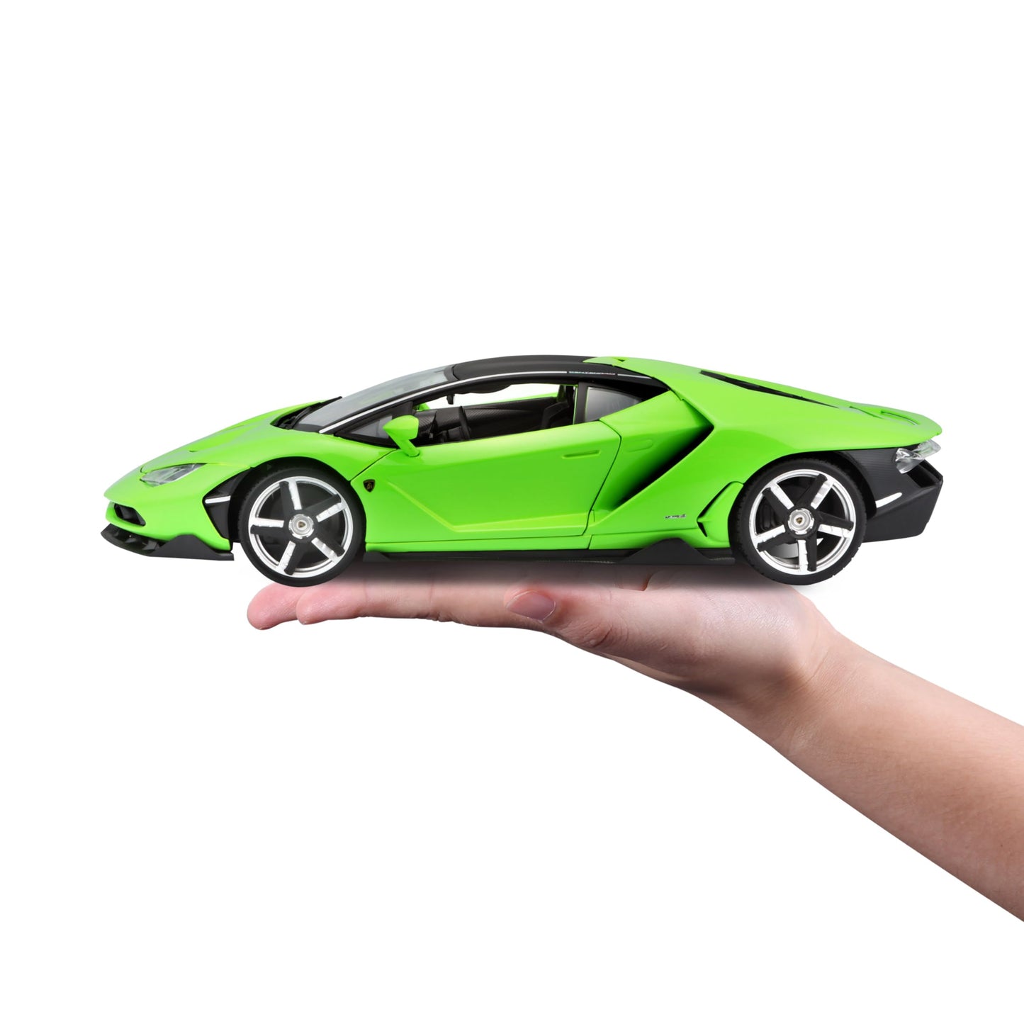 Lamborghini Centenario Blue Metallic with Black Top 1/18 Diecast Model Car by Maisto