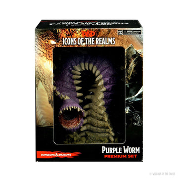 D&D Icons of The Realms: Fangs and Talons - Purple Worm enhanced Set | WizKids