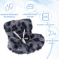 Car Seat for Dolls  Cute Safety Decorative Sofa with Soft Furry Cushion  Air Vent Clip Display Chair Stylish Car Desktop Decor for Blind Box Toys & Collectible Dolls (Blue Gray Leopard)