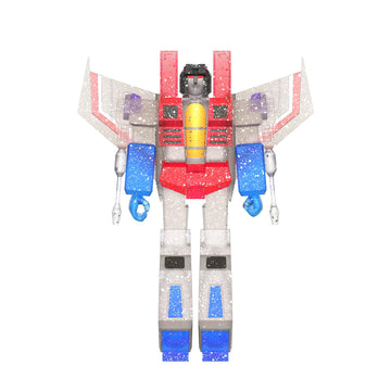 Super7 Transformers Ghost Of Starscream (Translucent Glitter) - 3.75' Transformers Action Figure Classic Cartoon Collectibles And Retro Toys