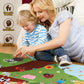 HomeMall Farm Animals Felt Board, 3.5 Ft Farmhouse Themed Felt Board for Toddlers, Preschool Early Learning Toy, Interactive Sto