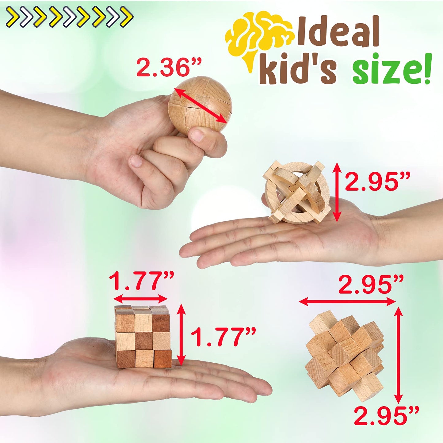 Brain Teasers Metal Puzzles for Kids & mature-themed 22Pack  Mind  Logic and IQ Game Test Toy for Teens  Disentanglement 3D Coil Cast Wire Chain Intelligence Toy for Party & Office  Puzzle Travel Games(Hard)