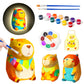 Loungelore DIY Capybara Lamp Kit, 3D Night-Light Art Supplies for Kids Ages 8-12, Plastic, Capybara B Model YQFKMDCSZB003