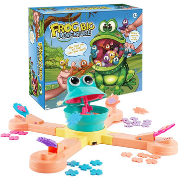 Kejih Classic Feed Frog Board Game,Multiplayer Athletic Game,Frog Eating Bugs Game,Exercise The Speed Of The Reaction Game,Surprise Exciting Family And Friend Party Games,Suitable For Kid