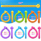Sensory Toys Fidget Stretchy Strings: Fidget Toys Bracelet For Kids Calming - Adjustable Sensory Bracelet For Autism - Quiet Prizes Box Toys For Classroom 6 Pack