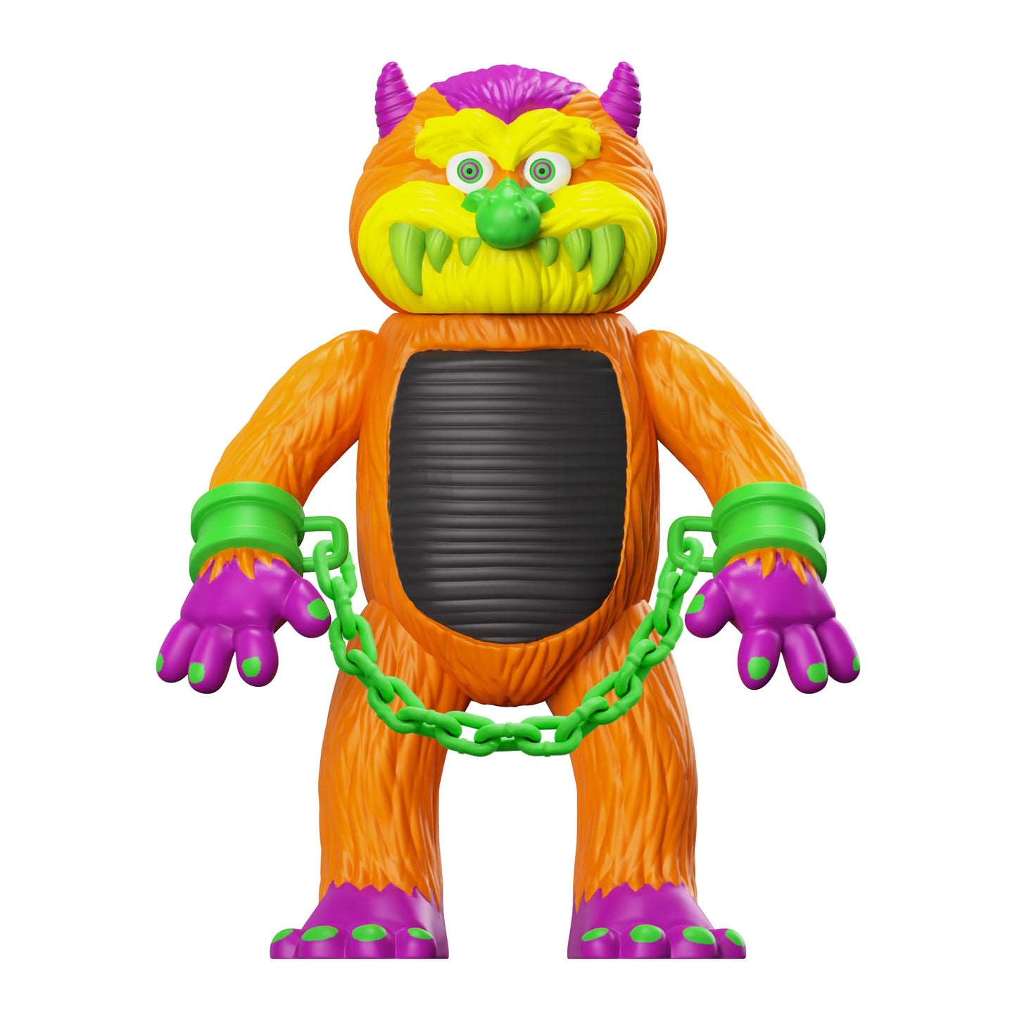 Super7 My Pet Monster (Orange/Black) - 3.75' My Pet Monster Action Figure Cartoon Collectibles And Retro Toys