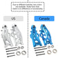 GDOOL Upgraded Metal C12007 Upper Arm & C12009 Rear Rocker Arm & C12010 Rear Steering Hub Spare Parts for 1:10 X07 X08 F10 X05 F