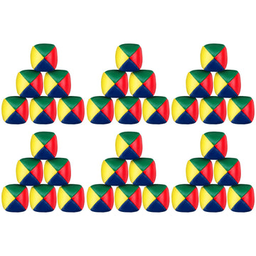 Leitee 36 Pcs Juggling Balls for Beginners 2 Inch Small Soft Durable Colorful Juggling Balls Bulk for Boys Girls mature-themeds Toy Game (Blue  Yellow  Red  Green)