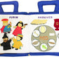 Pockets of Learning Personalized Jewish Holiday Quiet Book | Interactive Fabric Activity Book for Toddlers | 1 Count | Model 5464