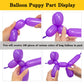 Purple 260 Long Balloons 100 Pack Purple Modeling Long Magic Balloons Thickening Latex Twisting Diy Animal Balloon For Birthday