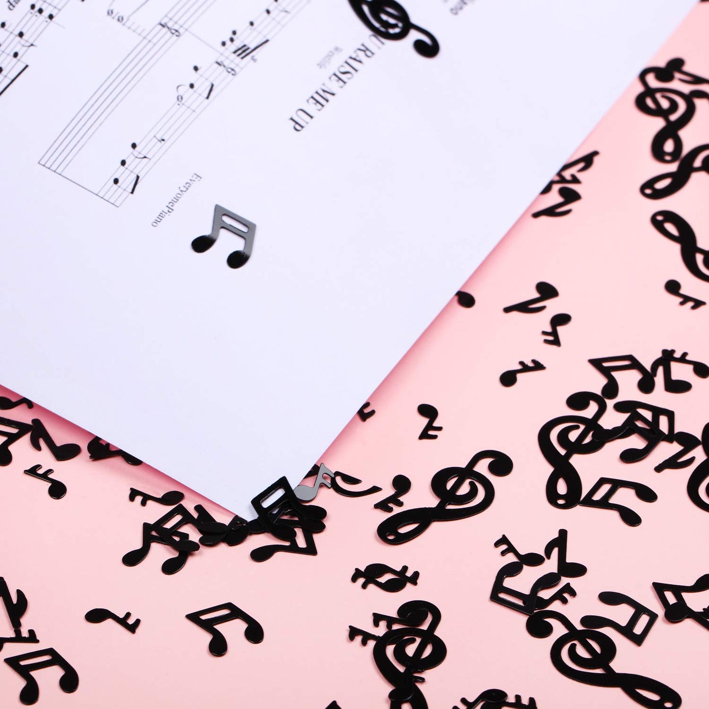 Music Confetti Music Note Cutouts Black Musical Confetti Notes for Music Party Recital Reception Baby Shower Wedding and Birthda