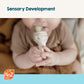 RAZBABY Baby Fruit Feeder Pacifier - Silicone Teether for Infants 6M+, BPA Free, Tan, Model 007-FB