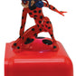 Lexibook - Miraculous Digital Alarm Clock With Night Light Snooze, Clock, Luminous Ladybug, Red Colour - Rl800Mi
