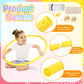 Liengoron 6Pcs Toy Hoop Bundle Pack 25    Color Plastic Toy Hoop For Kids Exercise Ring Snap Together Detachable Adjustable Weig